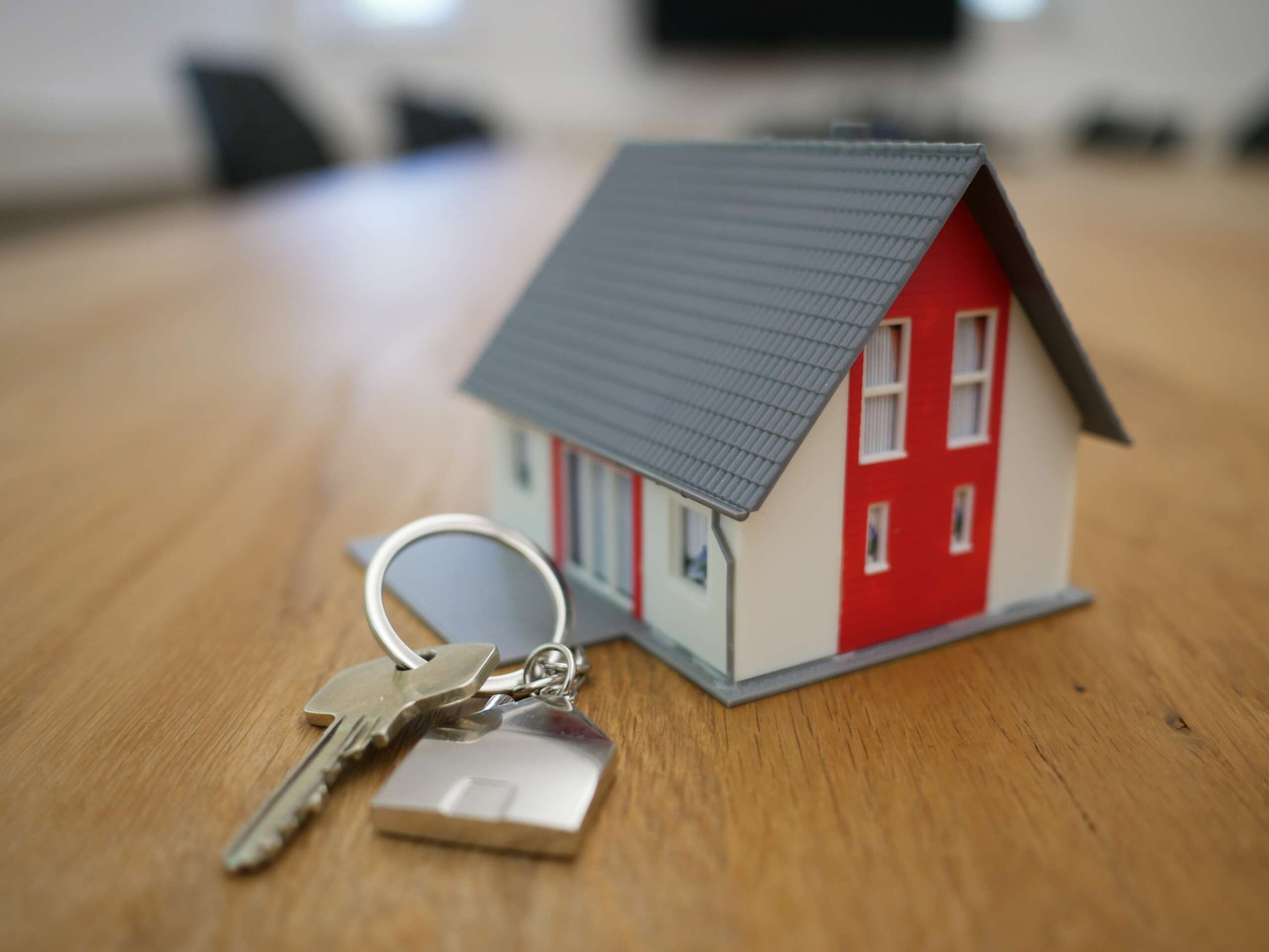 House on a keychain